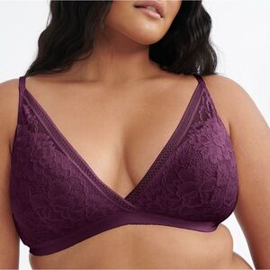 Knix Lace Deep-V Bralette Size XL